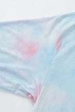 Load image into Gallery viewer, Tie-Dye Boat Neck Batwing Sleeve Tee