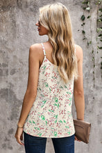 Load image into Gallery viewer, Floral Spliced Mesh Cami