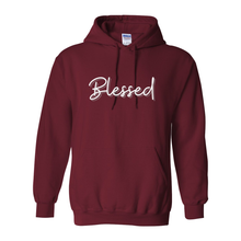 Load image into Gallery viewer, Blessed Hoodie (White Lettering)