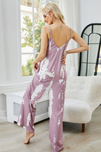 Load image into Gallery viewer, Tie-Dye Spaghetti Strap Jumpsuit with Pockets