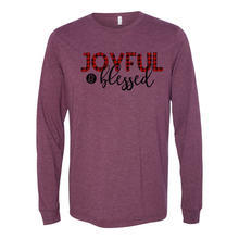 Load image into Gallery viewer, Joyful & Blessed Long Sleeve Tee