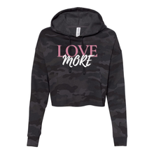 Load image into Gallery viewer, Love More Cropped Hoodie