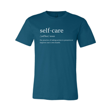 Load image into Gallery viewer, Self Care Definition (White Lettering) Tee