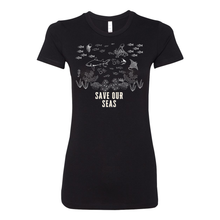 Load image into Gallery viewer, Save Our Seas Fitted Tee