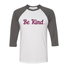 Load image into Gallery viewer, Be Kind Raglan Tee T-Shirt