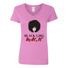 Load image into Gallery viewer, Black Girl Magic V-Neck T-Shirt