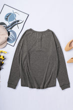 Load image into Gallery viewer, Button Up Drop Shoulder Top