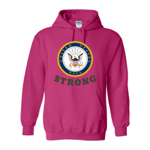 Load image into Gallery viewer, Navy Strong Hoodie