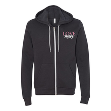 Load image into Gallery viewer, Love More Zip Up Hoodie