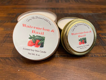 Load image into Gallery viewer, Watermelon & Basil Candle