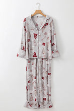 Load image into Gallery viewer, Printed Long Sleeve Top and Pants Lounge Set
