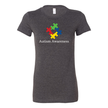 Load image into Gallery viewer, Autism Awareness Boyfriend Tee (White)
