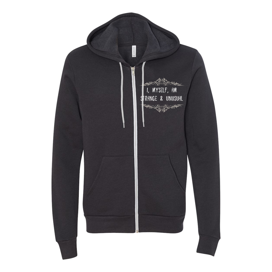 Strange & Unusual Zip Up Hoodie