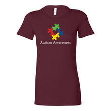 Load image into Gallery viewer, Autism Awareness Boyfriend Tee (White)
