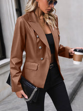 Load image into Gallery viewer, Ivy Lane Button Up Collared Neck Blazer
