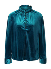 Load image into Gallery viewer, Half Button Long Sleeve Blouse
