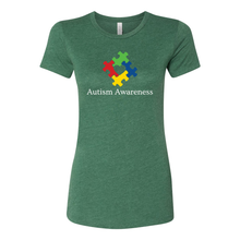 Load image into Gallery viewer, Autism Awareness Boyfriend Tee (White)
