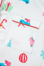 Load image into Gallery viewer, Printed Short Sleeve Top and Shorts Lounge Set
