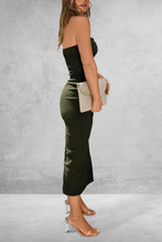 Load image into Gallery viewer, Slit Tube Midi Dress
