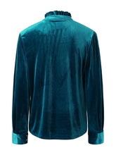 Load image into Gallery viewer, Half Button Long Sleeve Blouse
