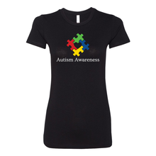 Load image into Gallery viewer, Autism Awareness Boyfriend Tee (White)
