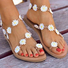 Load image into Gallery viewer, Daisy Open Toe Flat Sandals
