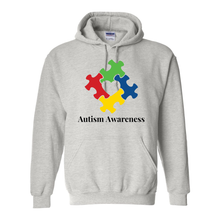 Load image into Gallery viewer, Autism Awareness Hoodie (Black Lettering)
