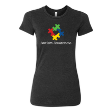 Load image into Gallery viewer, Autism Awareness Boyfriend Tee (White)
