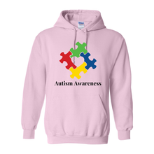 Load image into Gallery viewer, Autism Awareness Hoodie (Black Lettering)
