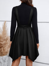 Load image into Gallery viewer, Zip Back Buttoned Overall Skirt
