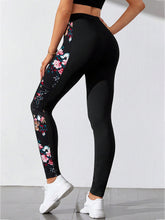 Load image into Gallery viewer, Floral Print Wide Waistband Pants
