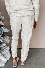 Load image into Gallery viewer, Round Neck Long Sleeve Top and Pants Lounge Set
