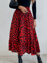 Load image into Gallery viewer, Printed Ruffle Hem Midi Skirt
