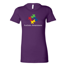 Load image into Gallery viewer, Autism Awareness Boyfriend Tee (White)
