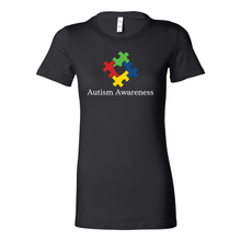Load image into Gallery viewer, Autism Awareness Boyfriend Tee (White)
