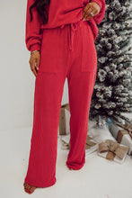 Load image into Gallery viewer, JOLLY Round Neck Long Sleeve Top and Pants Lounge Set
