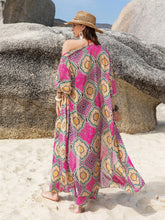 Load image into Gallery viewer, Printed Open Front Cardigan and Pants Set
