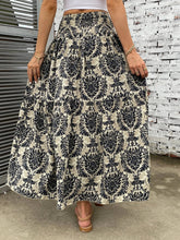 Load image into Gallery viewer, Printed Elastic Waist Maxi Skirt
