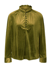 Load image into Gallery viewer, Half Button Long Sleeve Blouse
