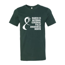 Load image into Gallery viewer, March is Cerebral Palsy Awareness Month Unisex Jersey Tee
