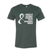 Load image into Gallery viewer, March is Cerebral Palsy Awareness Month Unisex Jersey Tee
