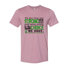 Load image into Gallery viewer, Strength - Cerebral Palsy Awareness Unisex Jersey Tee
