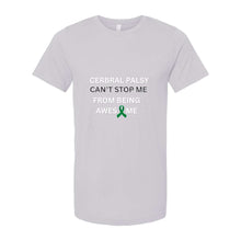 Load image into Gallery viewer, Cerebral Palsy Won't Stop From Being Awesome Unisex Jersey Tee
