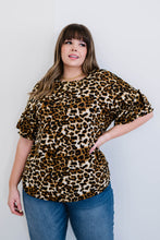 Load image into Gallery viewer, Doe &amp; Rae Lookin&#39; Fabulous Full Size Run Leopard Print Tee
