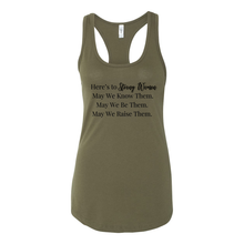 Load image into Gallery viewer, Here&#39;s To Strong Women Racerback Tank
