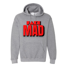 Load image into Gallery viewer, Red Retro Fake Mad Hoodie
