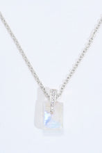 Load image into Gallery viewer, 925 Sterling Silver Natural Moonstone Pendant Necklace
