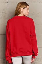 Load image into Gallery viewer, Simply Love Full Size MERRY Long Sleeve Sweatshirt
