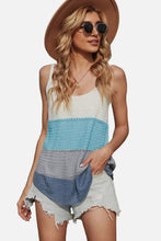 Load image into Gallery viewer, Color Block Knit Tank Top
