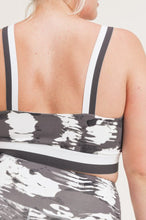 Load image into Gallery viewer, White Clouds Print Sports Bra
